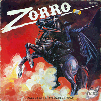 Zorro bande originale du film disque vinyle 33 tours Zorro