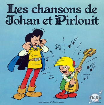 Les chansons de Johan et Pirlouit disque vinyle 33 tours johan pirlouit