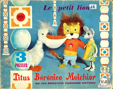 Album jeunesse  animé vintage TITUS LE PETIT LION 
