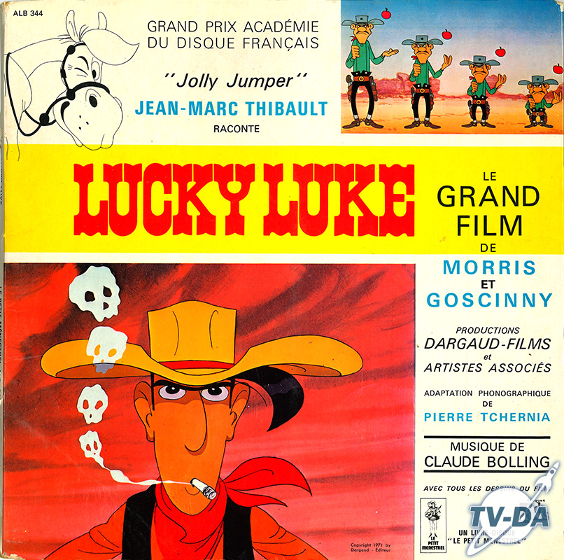 lucky luke grand film disque vinyle 33 tours