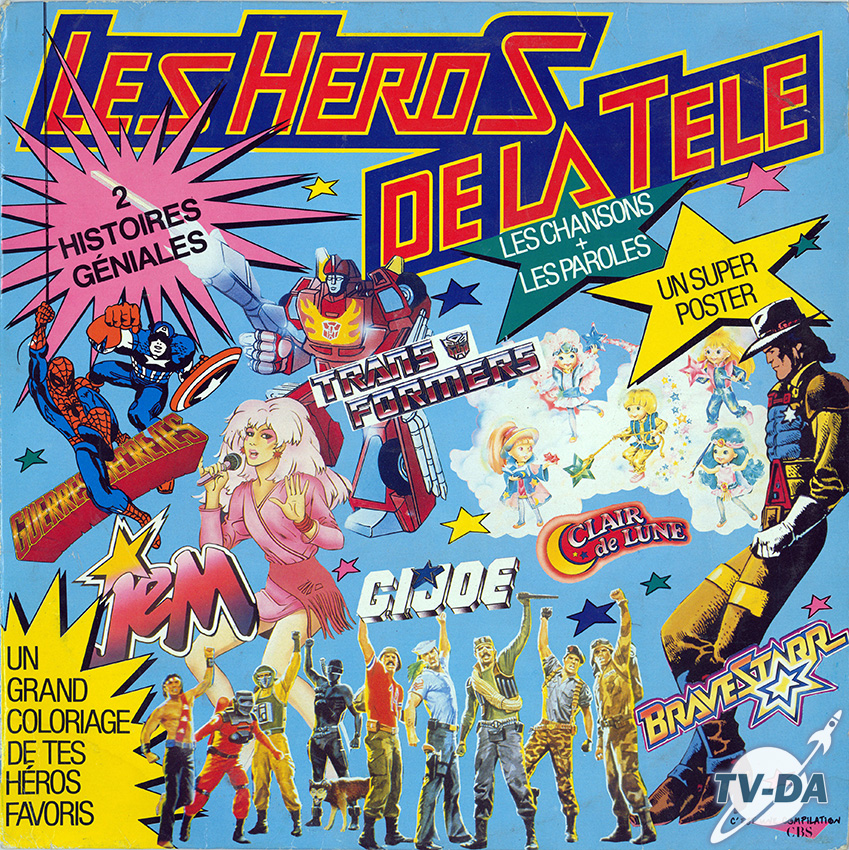 heros de la tele disque vinyle 33 tours