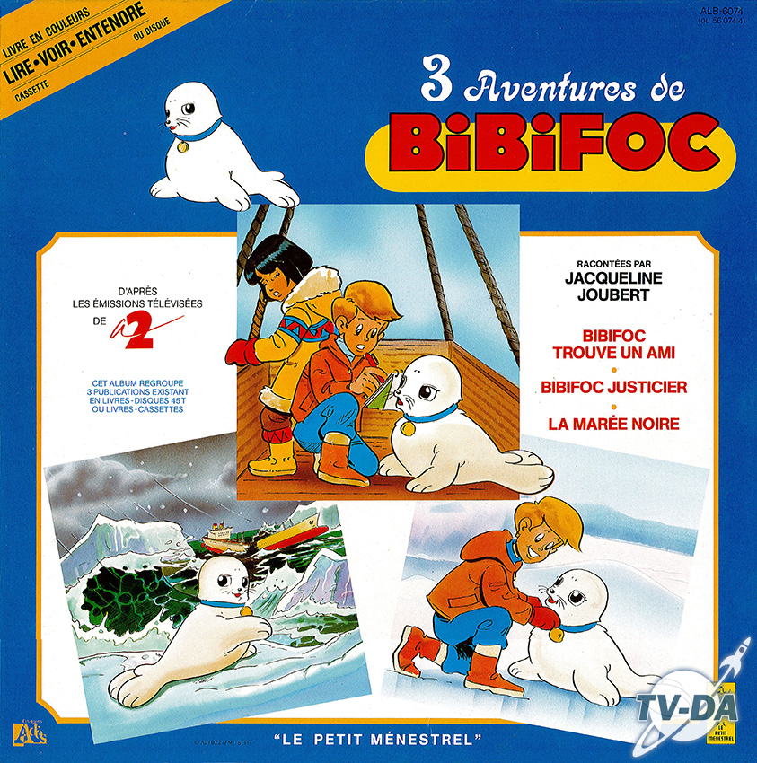 bibifoc 3 aventures disque vinyle 33 tours