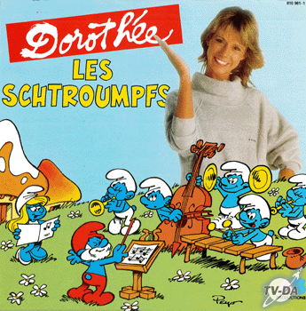 Dorothée - Les schtroumpfs disque vinyle 33 tours Dorothée - Les schtroumpfs