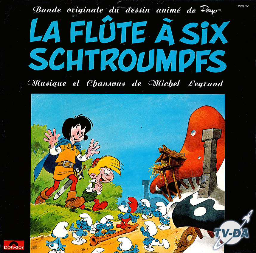 flute six schtroumpfs johan pirlouit disque vinyle 33 tours