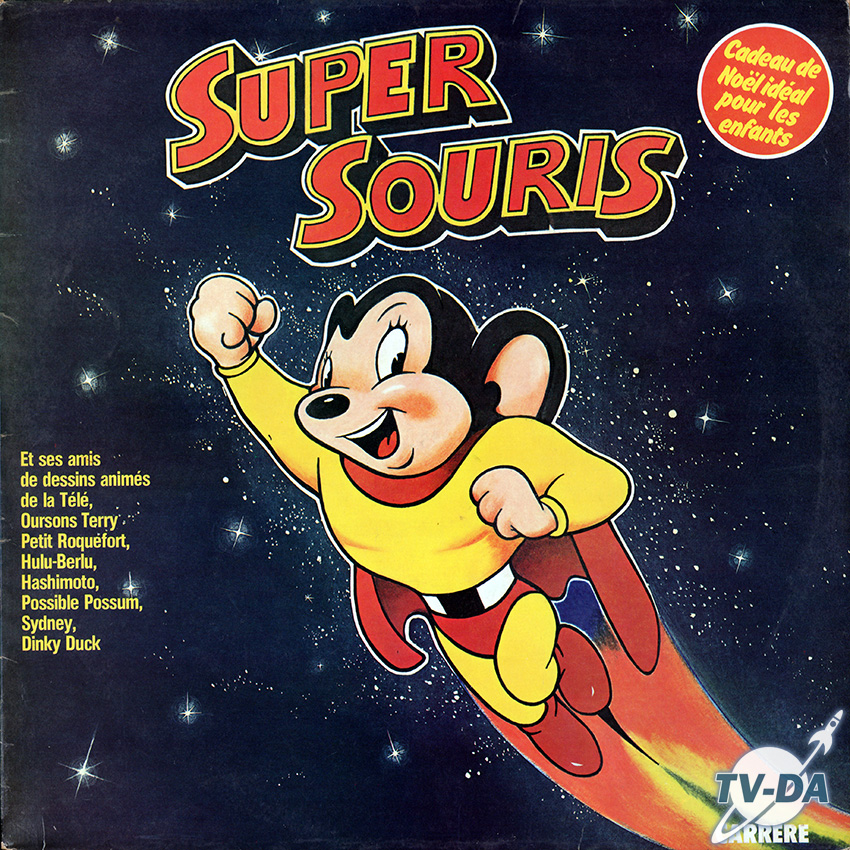 super souris disque vinyle 33 tours