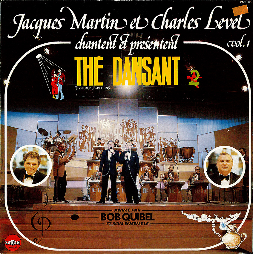 the dansant jacques martin charles level antenne2 disque vinyle 33 tours