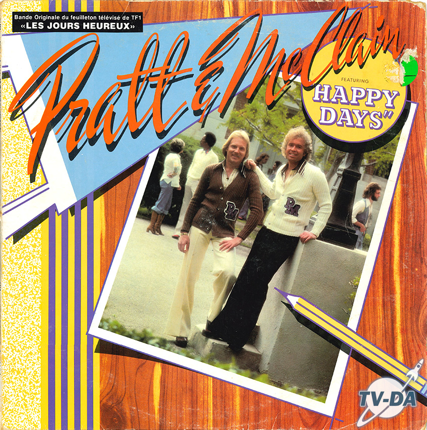 pratt mcclain happy days jours heureux tf1 disque vinyle 33 tours