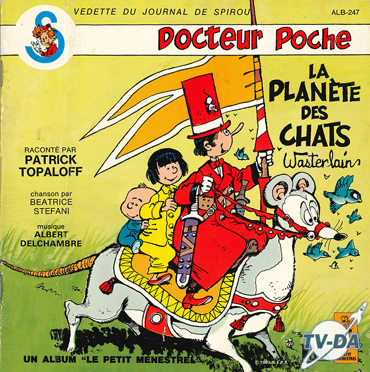 docteur poche planete chats livre disque vinyle 45 tours