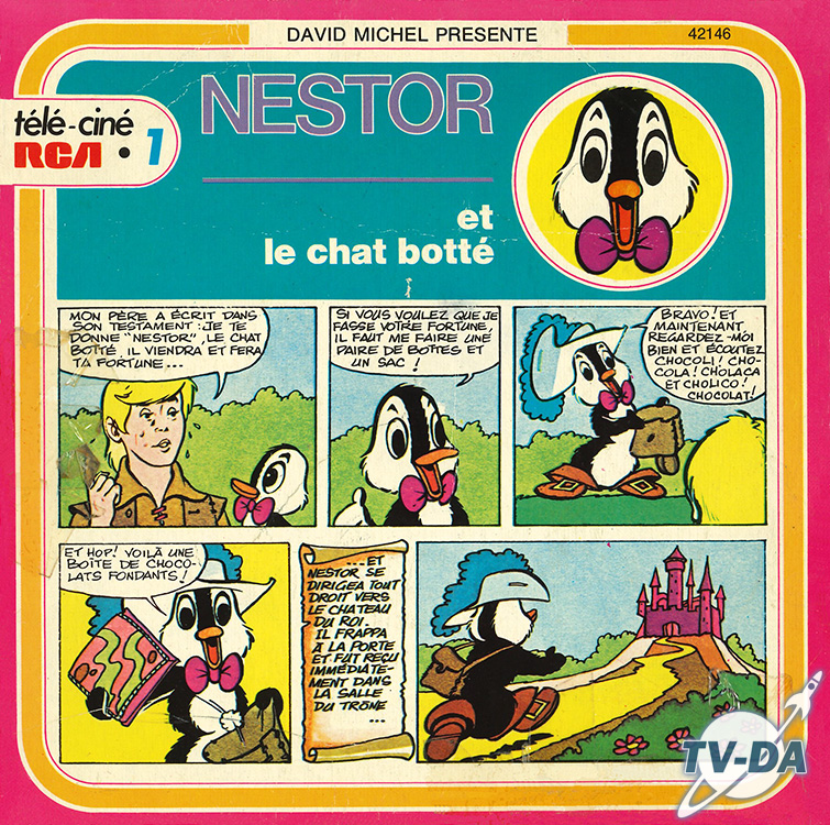 nestor chat botte numero 1 disque vinyle 45 tours
