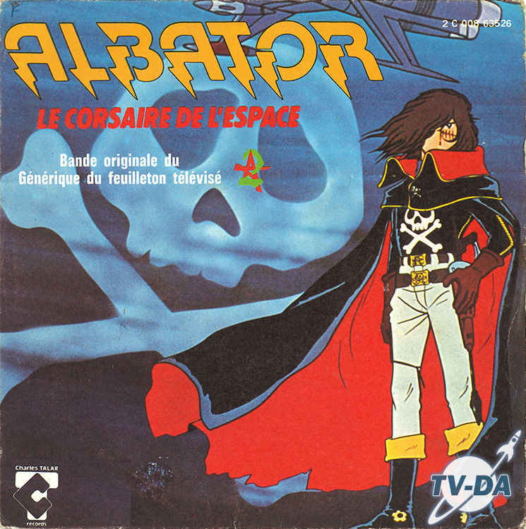 albator corsaire espace disque vinyle 45 tours