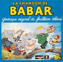 La chanson de Babar disque vinyle 45 tours babar