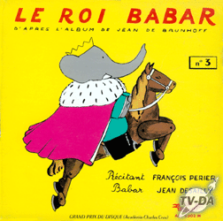 livre disque 45 tours babar