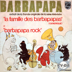 Barbapapa disque vinyle 45 tours barbapapa