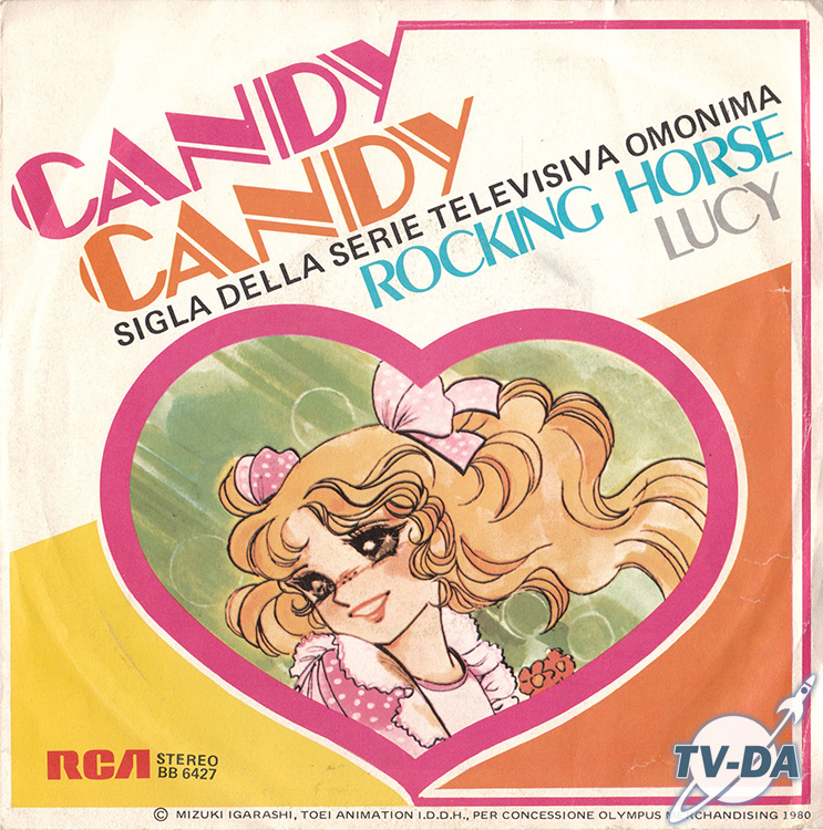 candy candy rocking horse disque vinyle 45 tours italien