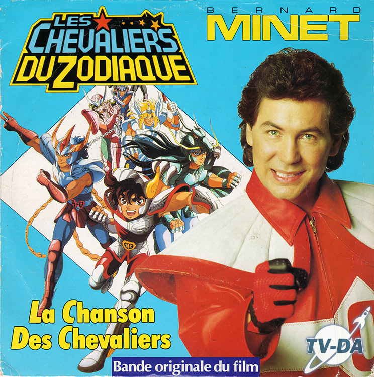 chevaliers zodiaque chanson bernard minet disques vinyle 45 tours
