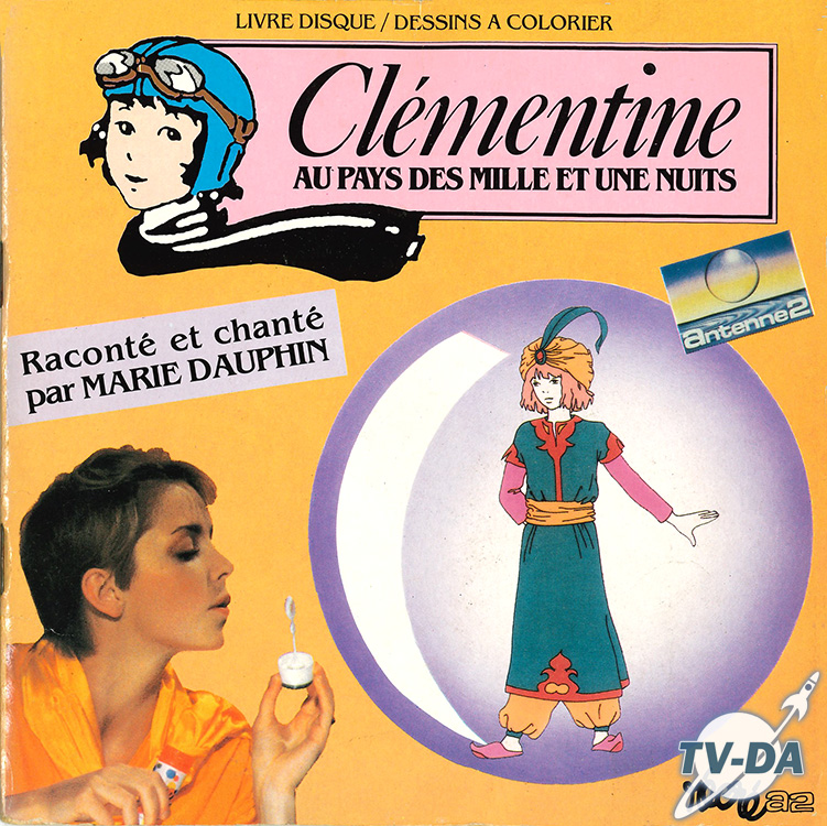 clementine pays mille et une nuit marie dauphin recre a2 livre disque vinyle 45 tours