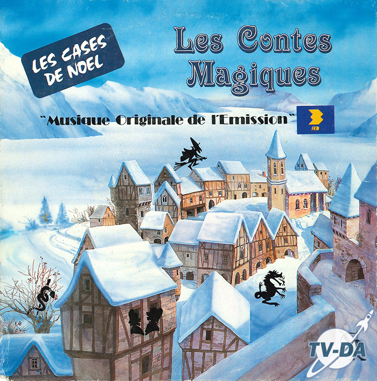 contes magiques cases noel fr3 disque vinyle 45 tours