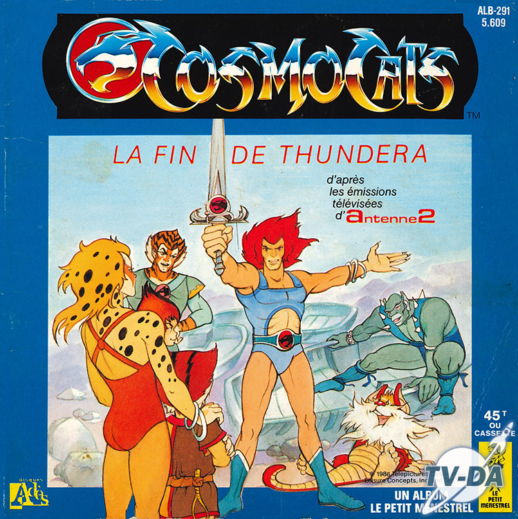 cosmocats fin thundera livre disque vinyle 45 tours 
