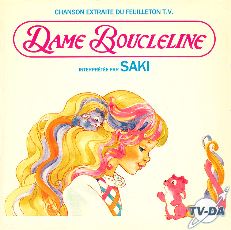 dame boucleline disque vinyle 45 tours