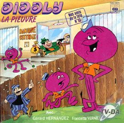 disque vinyle 45 tours Diddly la pieuvre