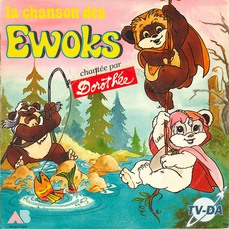 ewoks chanson logo dorothee disque vinyle 45 tours