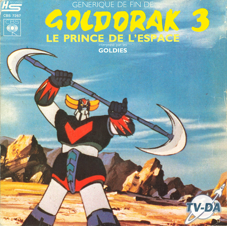 goldorak 3 prince espace disque vinyle 45 tours