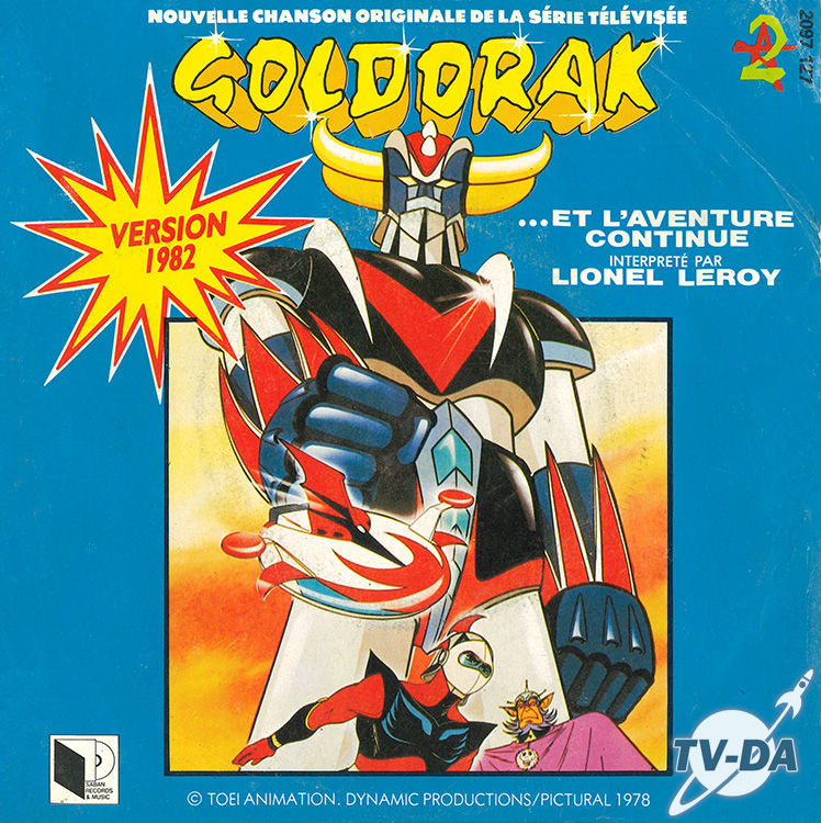 goldorak version 1982 disque vinyle 45 tours