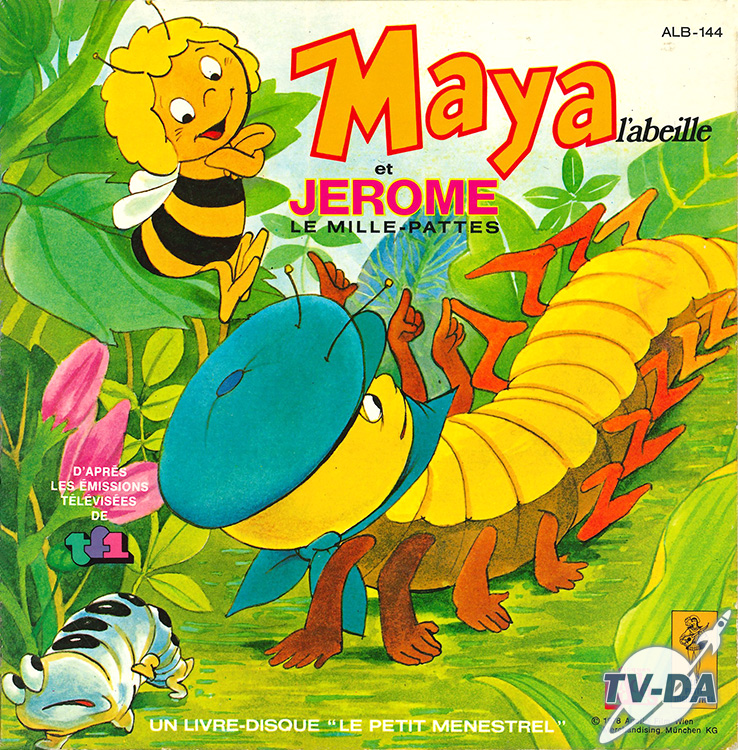 maya abeille jerome mille pattes livre disque vinyle 45 tours