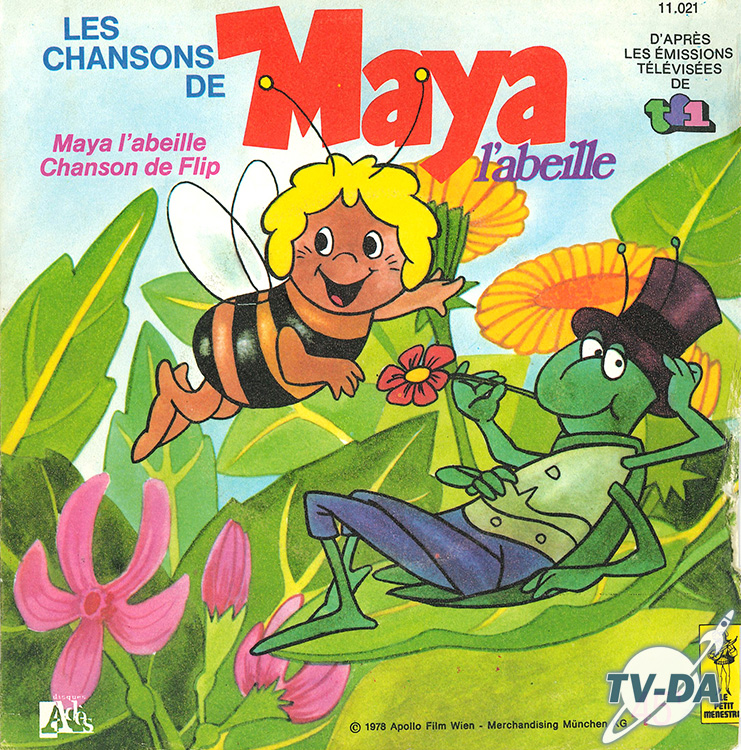 maya abeille disque vinyle 45 tours