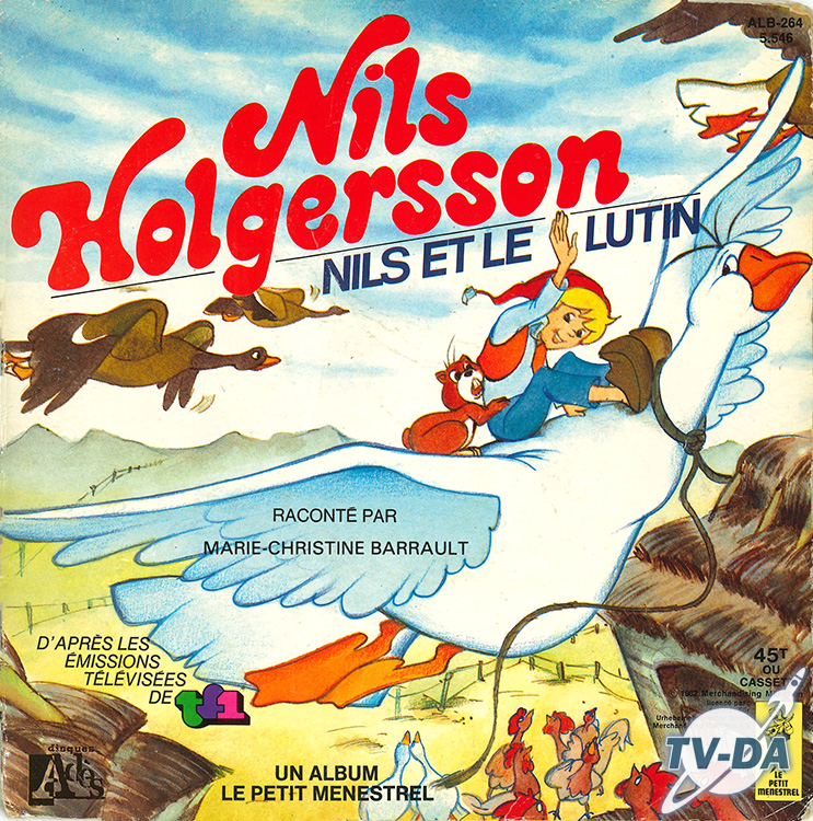 nils holgersson lutin livre disque vinyle 45 tours