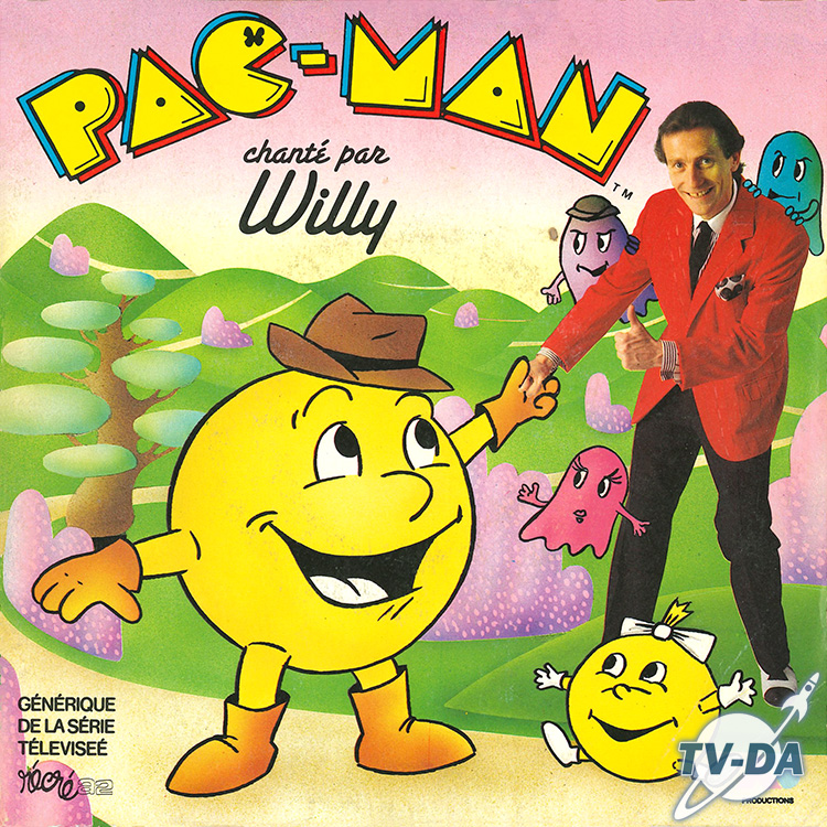 pac-man disque vinyle 45 tours