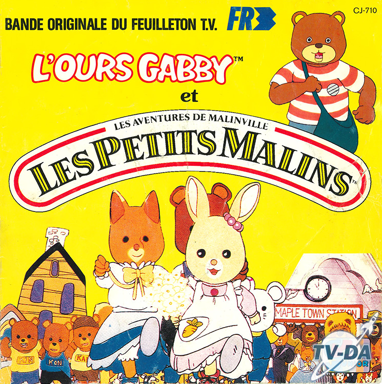 ours gabby petits malins disque vinyle 45 tours