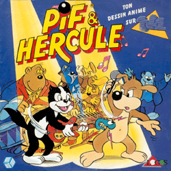Pif et Hercule disque vinyle 45 tours Pif et Hercule