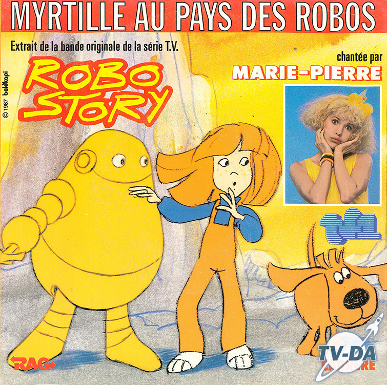robo story myrtille pays roboss disque vinyle 45 tours