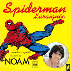 disque vinyle 45 tours Spiderman