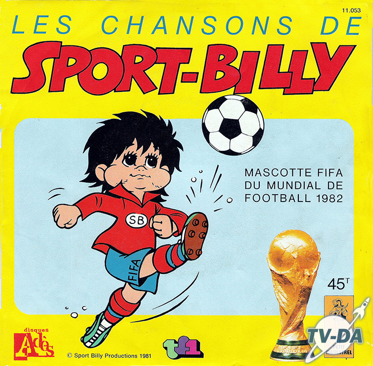 sport billy mascotte fifa football 1982 reviens nous disque vinyle 45 tours