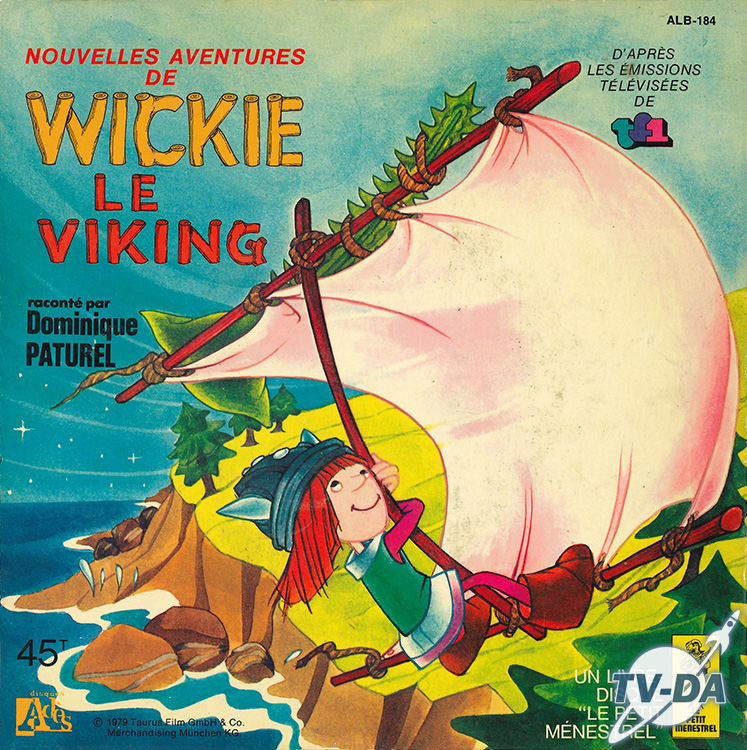 aventure wickie viking tf1 disque vinyle 45 tours
