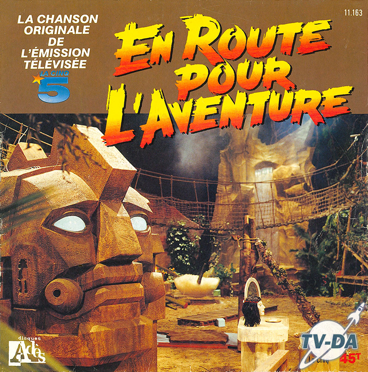 en route pour aventure disque vinyle 45 tours