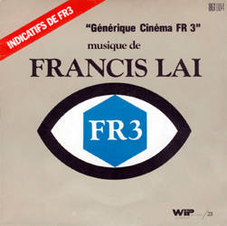 FR3 cinéma disque vinyle 45 tours fr3 cinema