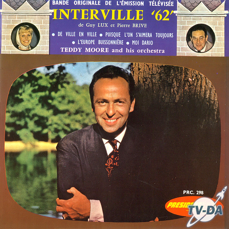 disque vinyle 45 tours Intervilles 1962
