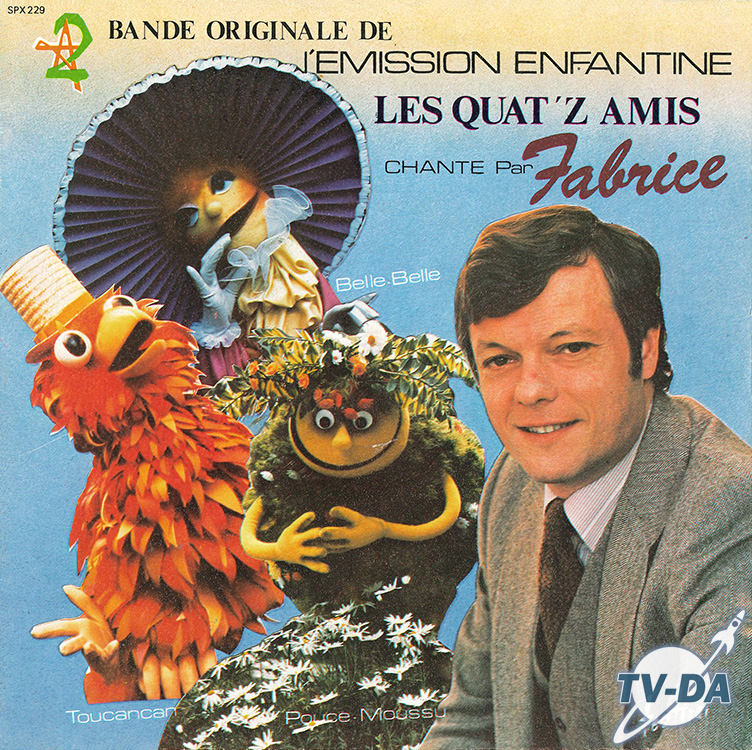 quat z amis fabrice disque vinyle 45 tours