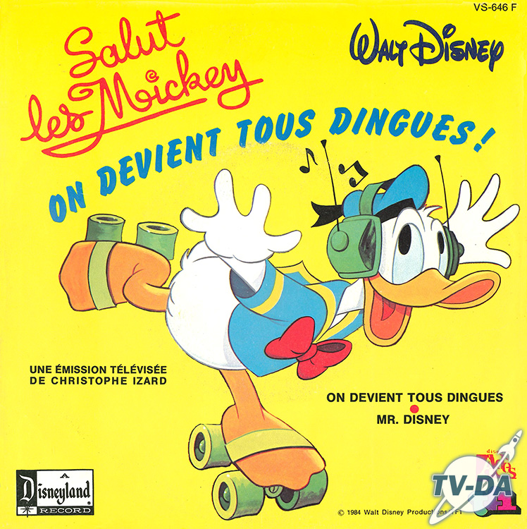 salut mickey disque vinyle 45 tours
