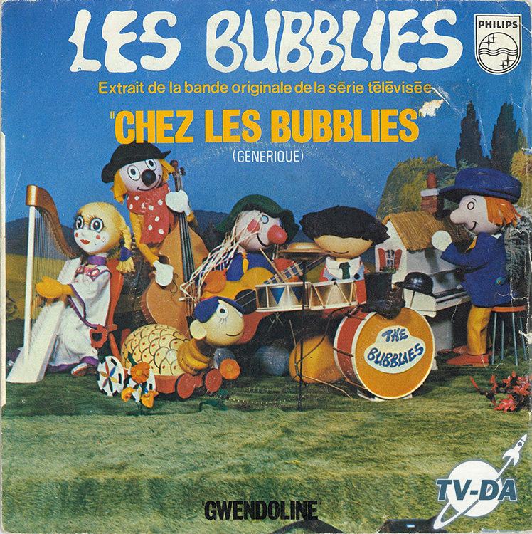 disque vinyle 45 tours chez les bubblies
