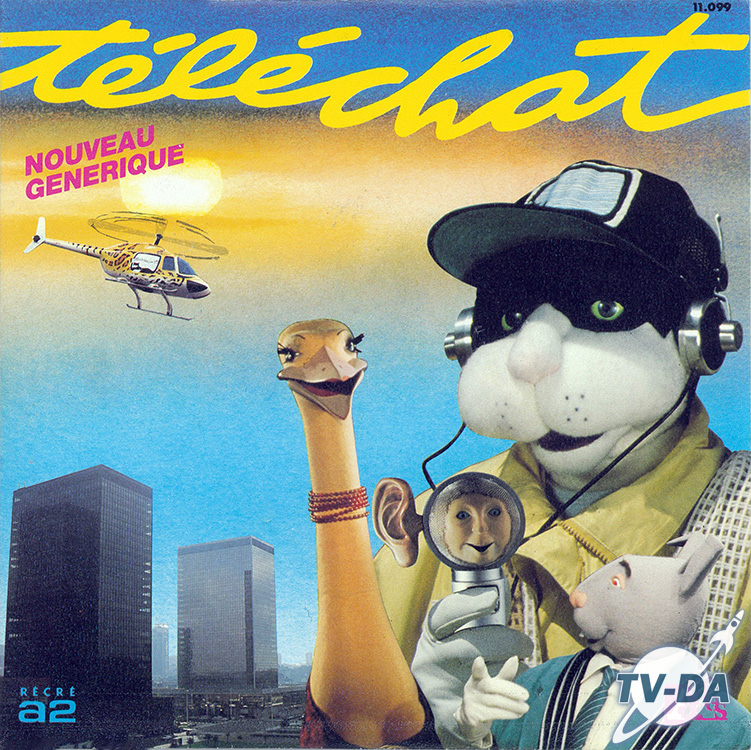 disque vinyle 45 tours telechat nouveau generique