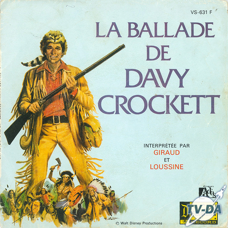 ballade davy crockett disque vinyle 45 tours