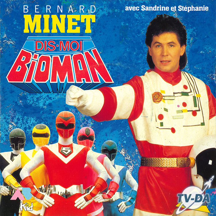 dis moi bioman bernard minet disque vinyle 45 tours