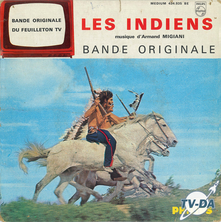 disque vinyle 45 tours les indiens