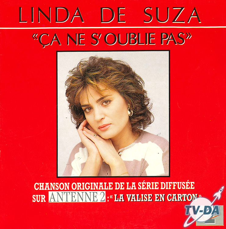 valise carton linda desouza disque vinyle 45 tours
