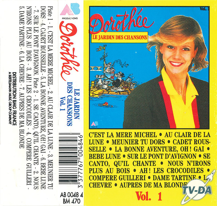 cassette audio dorothee jardin chansons volume 1