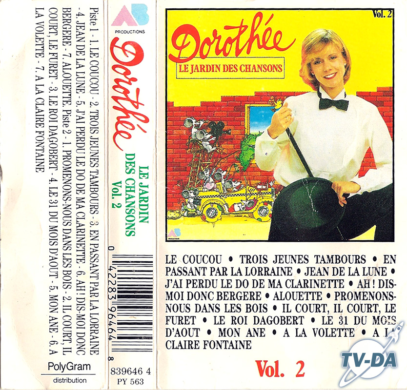 cassette audio dorothee jardin chansons volume 2